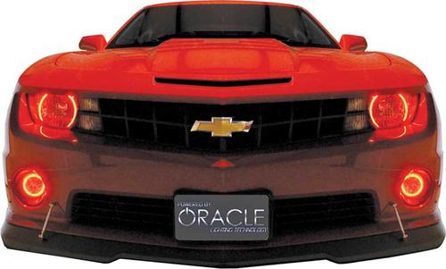 2010-13 Camaro Red Fog Lamp Halo Set