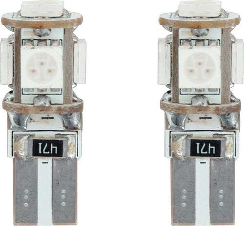 Oracle Lighting LED Conversion Mini Bulbs; Wedge; T10 3-Chip SMD; 158, 161, 168, 194; Red