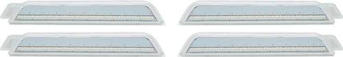 2010-15 Camaro 4 Piece Unpainted with Clear Lens LED Side Marker Lamp Set