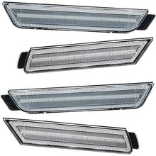 2010-15 Camaro 4 Piece Summit White (RPO Paint Code GAZ) with Clear Lens LED Side Marker Lamp Set