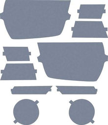 2010-13 Camaro Lamin-X Film Tinted Headlamp Cover Kit