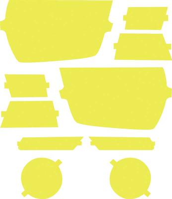 2010-13 Camaro Lamin-X Film Yellow Headlamp Cover Kit