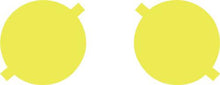 2010-13 Camaro Lamin-X Film Yellow Fog Lamp Covering Kit