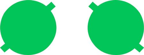 2010-13 Camaro Lamin-X Film Green Fog Lamp Covering Kit