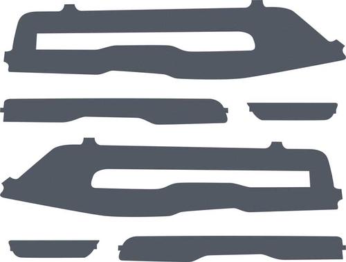 2014-15 Camaro RS Lamin-X Film Gunsmoke Tail Lamp Cover Kit