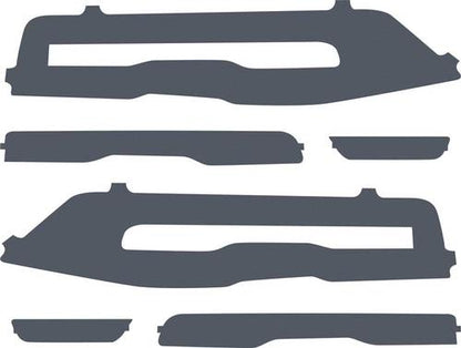 2014-15 Camaro RS Lamin-X Film Gunsmoke Tail Lamp Cover Kit