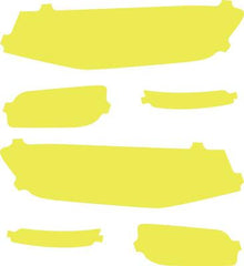 2016-17 Camaro LT Lamin-X Film Yellow Headlamp Cover Kit