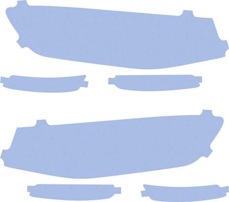 2016-17 Camaro SS Lamin-X Film Blue Headlamp Cover Kit