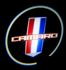 2010-17 Camaro Custom LED Door Light Projector with Shield Logo