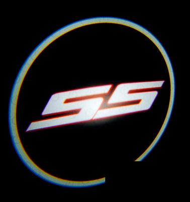 2010-17 Camaro Custom LED Door Light Projector with SS Logo (Pair)