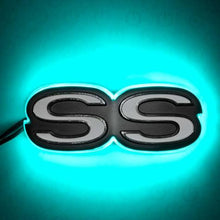 2010-17 Camaro - Illuminated SS Emblem - Aqua
