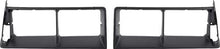 1984-87 Buick Grand National, GNX, T Type; Headlight Bezels; Black Finish; RH & LH; Pair