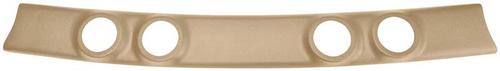 1978-87 Buick Regal; 1978-88 Monte Carlo; ABS Rear Speaker Shelf; with 4" Speaker Pod Holes; Tan