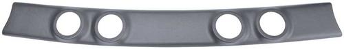 1978-87 Buick Regal; 1978-88 Monte Carlo; ABS Rear Speaker Shelf; with 4" Speaker Pod Holes; Gray