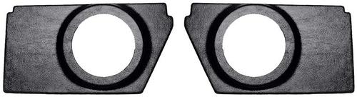 1978-87 Buick Regal; Rear Side Panels; with 5-3/4" Speaker Pod; Black; Pair