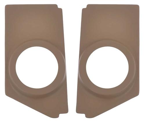 1978-87 Buick Regal; Rear Side Panels; with 5-3/4" Speaker Pod; Tan; Pair