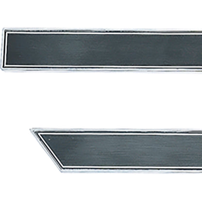 GN110297 - 1984-87 Buick Regal Turbo; Door Panel Escutcheon Trim Set; Brushed Gray; 8-Piece Set; LH and RH Sides