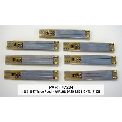 1984-1987 Buick Regal; LED Intrument Cluster Lamp Kit; Stock Dash