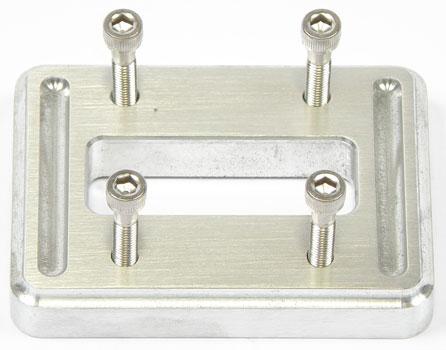 Lokar Brushed Billet Aluminum 1/2" Floor Mount Gas Pedal Spacer