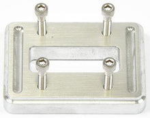 Lokar Brushed Billet Aluminum 1/2" Floor Mount Gas Pedal Spacer