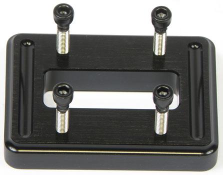 Lokar Black Billet Aluminum 1/2" Floor Mount Gas Pedal Spacer
