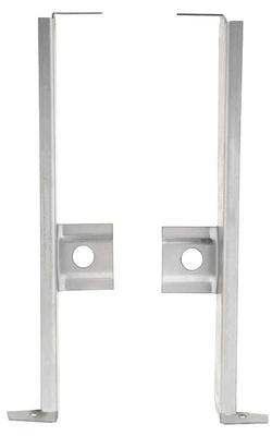 1965 Ford Mustang; Fog Lamp Mounting Brackets; Standard Grille