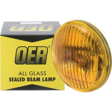 Fog Lamp Sealed Beam Bulb; 4-1/2" diameter; 12.8 Volt; 35 Watt; 2-Screw Terminal; Amber; 4415A