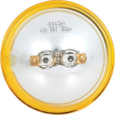 Fog Lamp Sealed Beam Bulb; 4-1/2" diameter; 12.8 Volt; 35 Watt; 2-Screw Terminal; Amber; 4415A