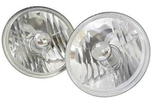 Redline 5-3/4" Round Elite Diamond Headlamps w/out Halo - w/NovaStar H4 LED Bulbs