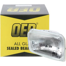 Headlamp Sealed Beam; 12 Volt; Low Beam; 3" x 5" (92mm x 150mm); Rectangular; Halogen