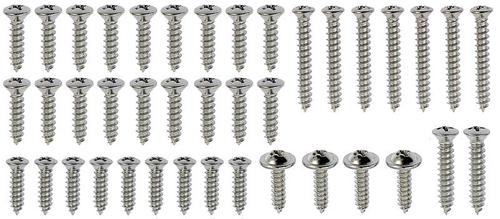HK10 - 1964-66 Mustang Coupe Interior Trim 40-Piece Screw Set
