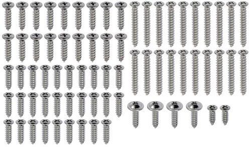 HK11 - 1965-66 Mustang Fastback 73 Piece Interior Trim Screw Set
