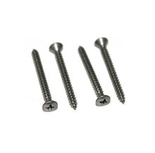 1970 Mustang; Headlamp Door Mounting Screws; Stainless Steel; 4 Piece
