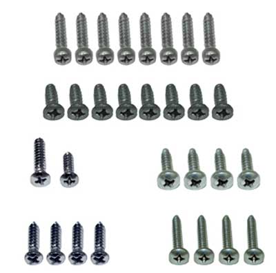 HK12 - 1965-66 Mustang Exterior Trim Screw Kit, All Body Styles