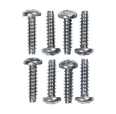 1969 Mustang; Headlamp Ring Mounting Screw Set; Stainless Steel; 8 Pieces