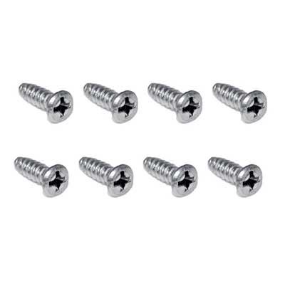 1965-66 Mustang 8 Piece Stainless Steel Tail Light Door Screw Set