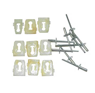 HK158 - 1969 Mustang Rocker Molding Plastic Clip Kit