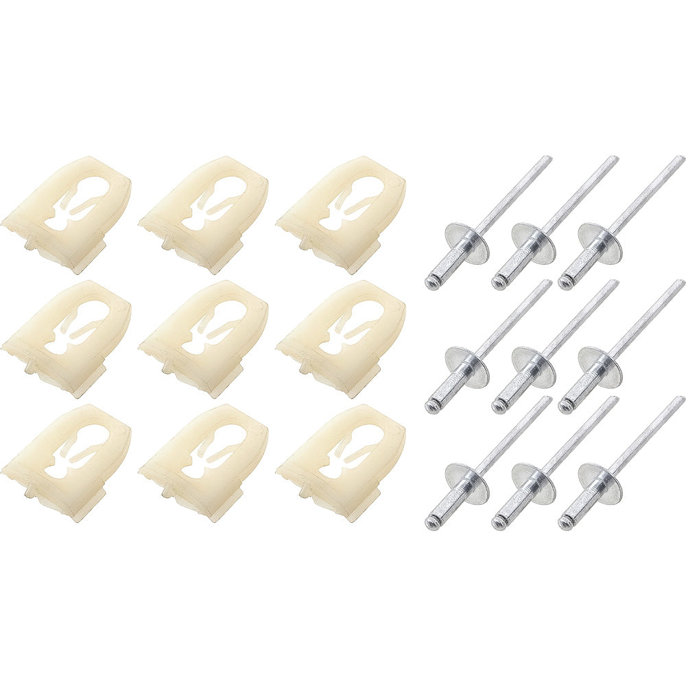 HK158 - 1969 Mustang Rocker Molding Plastic Clip Kit