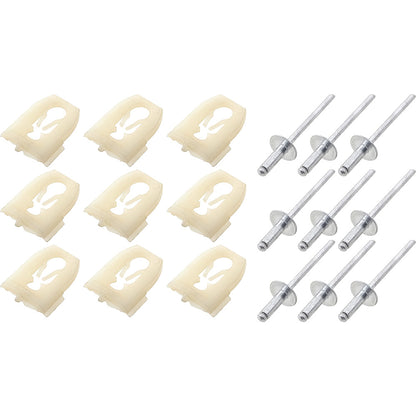 HK158 - 1969 Mustang Rocker Molding Plastic Clip Kit