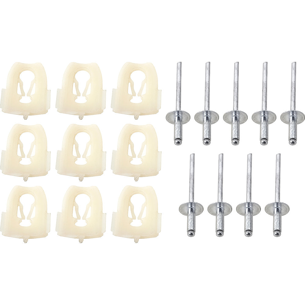HK158 - 1969 Mustang Rocker Molding Plastic Clip Kit