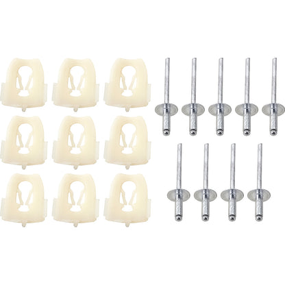 HK158 - 1969 Mustang Rocker Molding Plastic Clip Kit