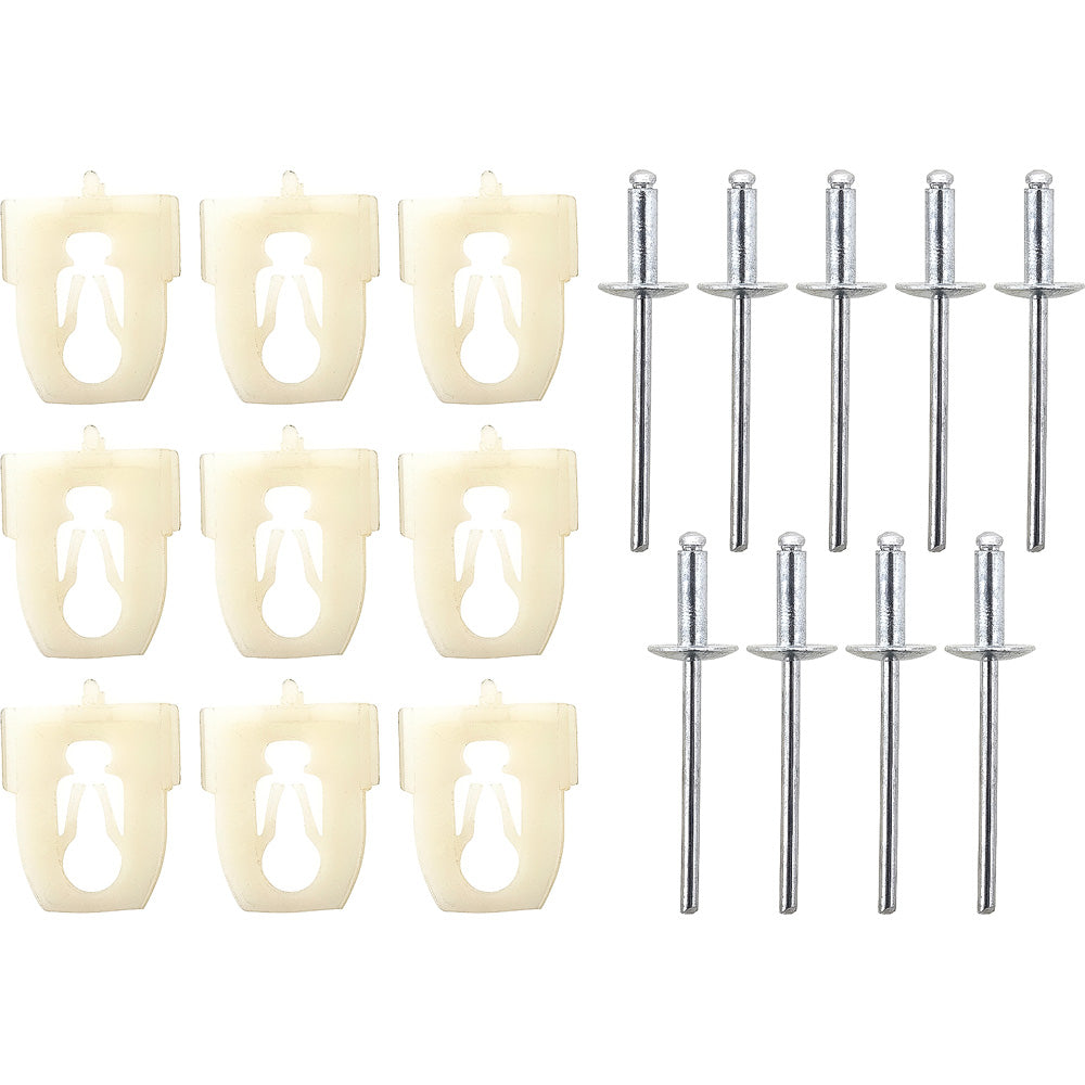 HK158 - 1969 Mustang Rocker Molding Plastic Clip Kit
