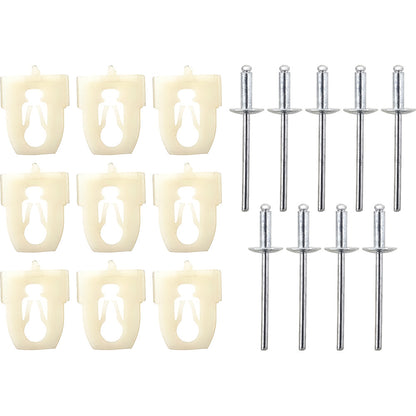 HK158 - 1969 Mustang Rocker Molding Plastic Clip Kit