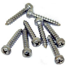 1964-66 Mustang; Headlight Door Screw Set; Stainless Steel; 8 Piece Set
