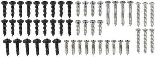 HK187 - 1969-70 Mustang Coupe Interior Trim 52-Piece Screw Set