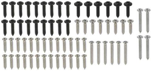 HK189 - 1969-70 Mustang Fastback Interior Trim 68-Piece Screw Set
