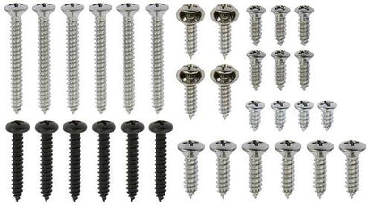 HK19 - 1965-66 Mustang Fastback Pony Interior Trim 40-Piece Screw Set