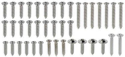 HK344 - 1967-68 Mustang Coupe Interior Trim 40-Piece Screw Set