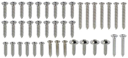 HK344 - 1967-68 Mustang Coupe Interior Trim 40-Piece Screw Set