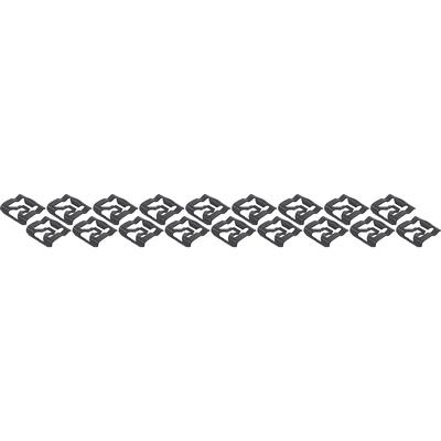 HK506 - 1971-73 Mustang Coupe 18 Piece Rear Window Molding Clip Kit